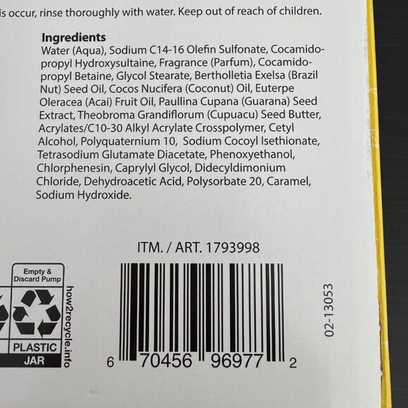 Nutrius Brazilian Body Wash Duo 2-pack - Coco Bliss and Berry Bliss - Picture 11 of 16